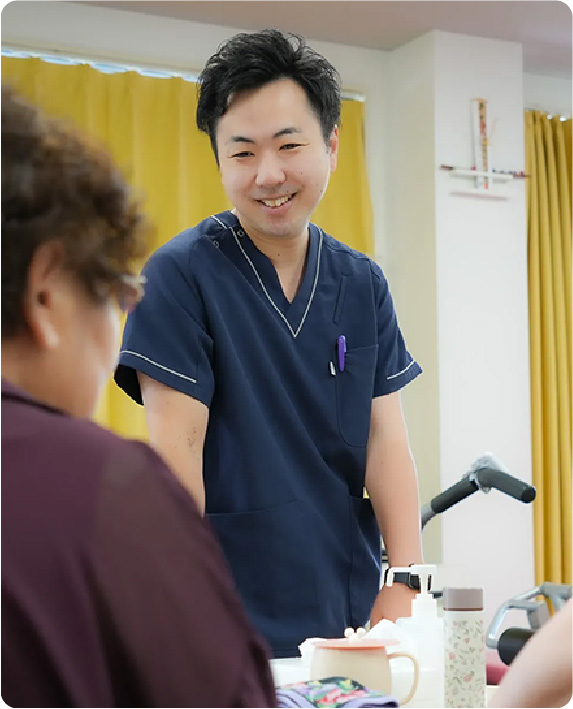 オオモトさん「管理者・機能訓練士」